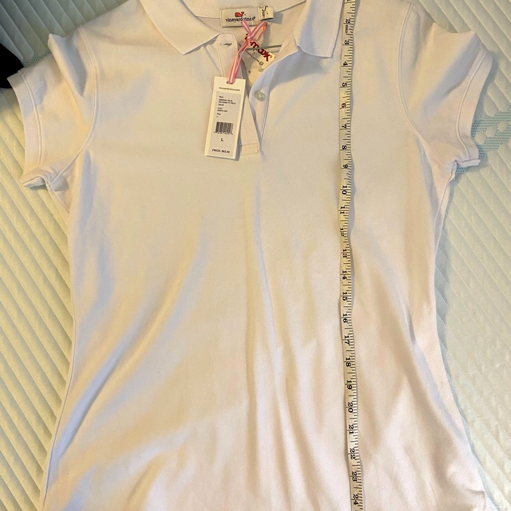 Vineyard Vines White womens polo shirt